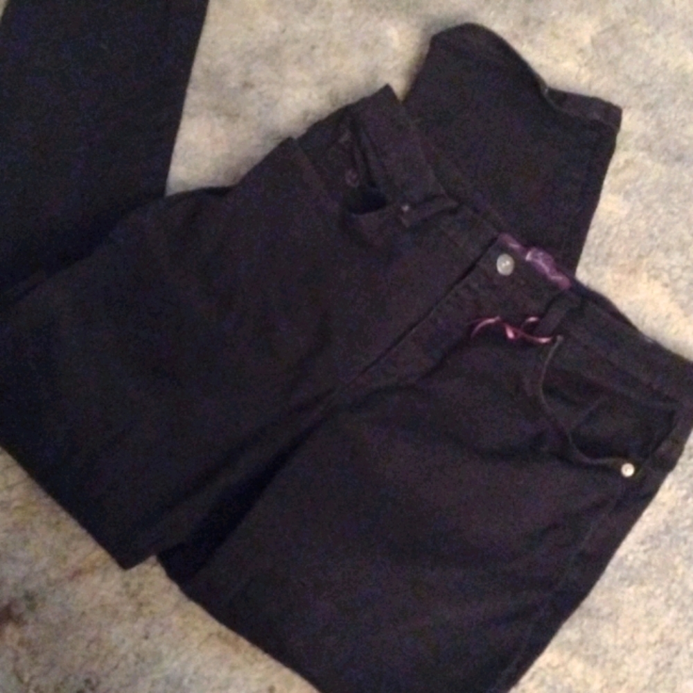 Ladies Junior size 10 GV Amanda black jeans